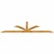 Ekena Millwork Richland Rough Sawn Timber Gable Bracket, Western Red Cedar, 108"W x 22"H x 4"D x 4"F, 5/12 Pitch GBW108X22X0404RIC00RWR - alternate 1